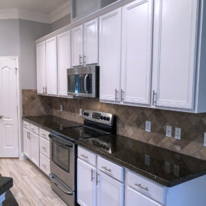 Kitchen cabinetry and countertops